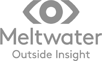 A logo for Meltwater